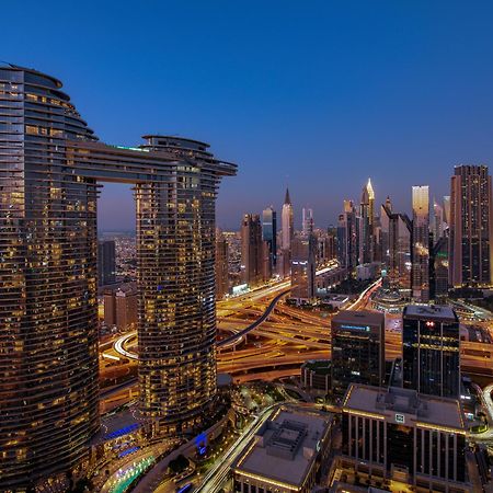 First Class 3Br With Full Dubai Skyline & Sea View Apartman Kültér fotó