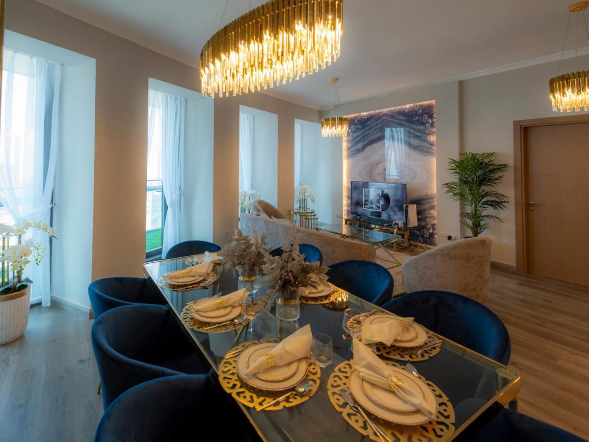 First Class 3Br With Full Dubai Skyline & Sea View Apartman Kültér fotó