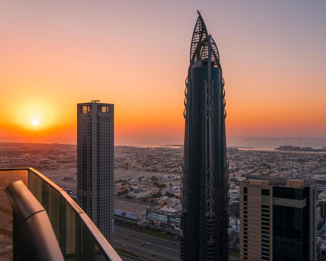 First Class 3Br With Full Dubai Skyline & Sea View Apartman Kültér fotó