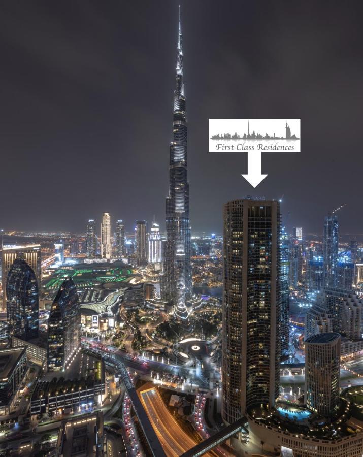 First Class 3Br With Full Dubai Skyline & Sea View Apartman Kültér fotó