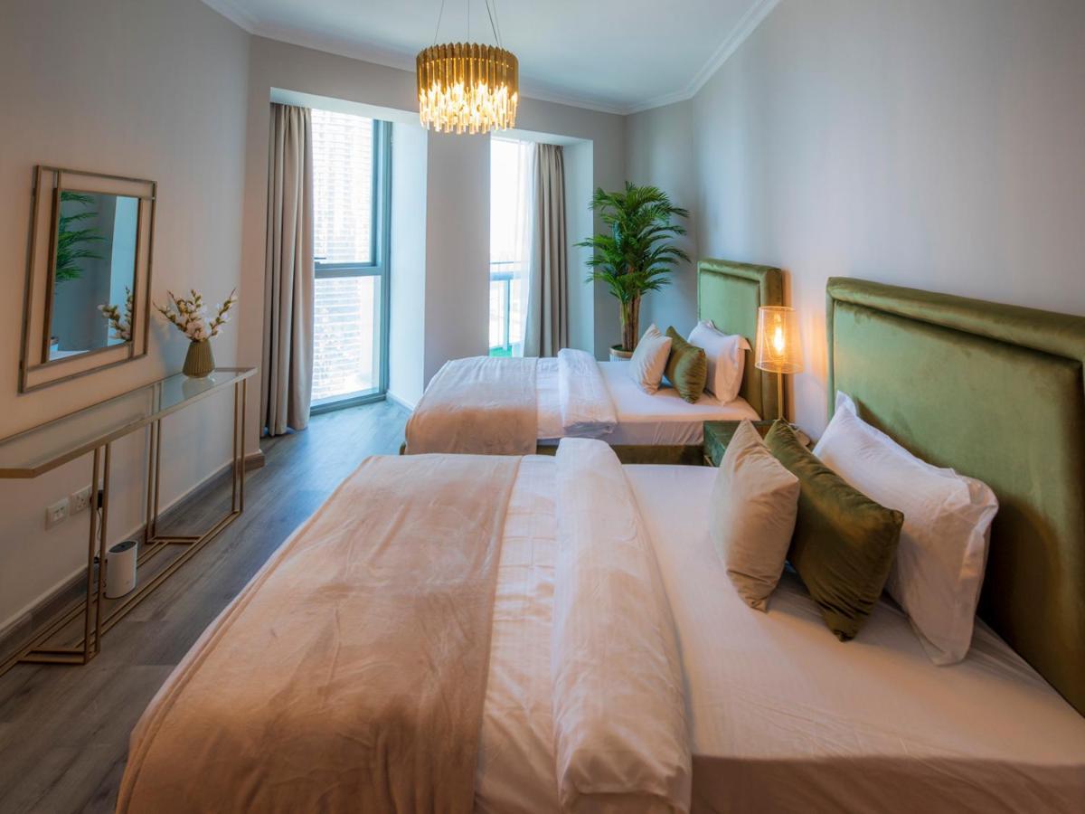 First Class 3Br With Full Dubai Skyline & Sea View Apartman Kültér fotó