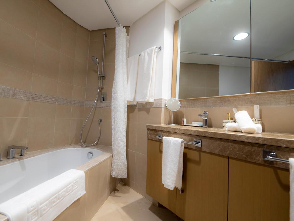 First Class 3Br With Full Dubai Skyline & Sea View Apartman Kültér fotó