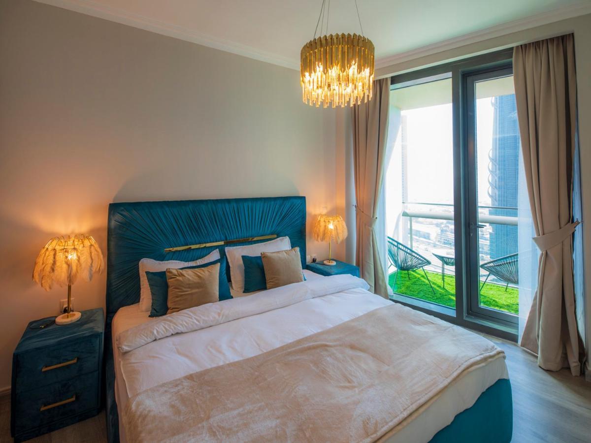 First Class 3Br With Full Dubai Skyline & Sea View Apartman Kültér fotó
