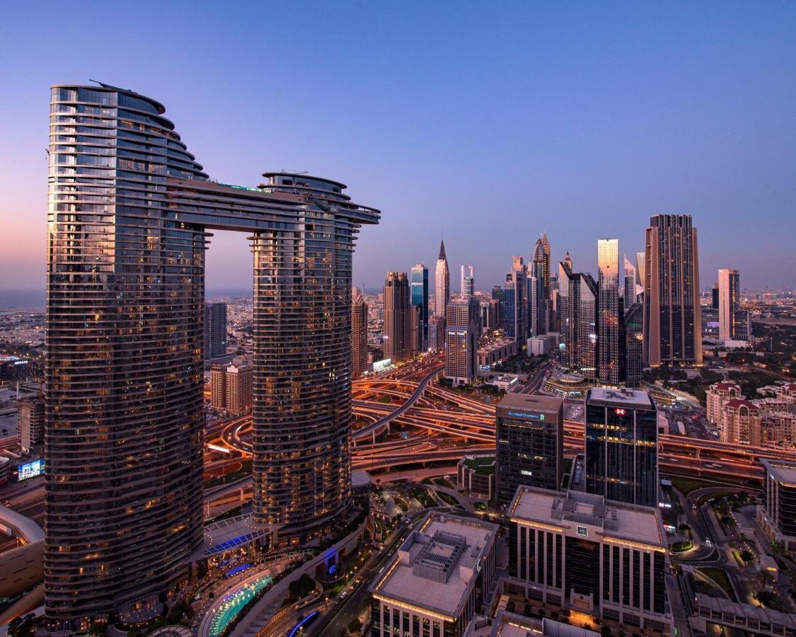 First Class 3Br With Full Dubai Skyline & Sea View Apartman Kültér fotó
